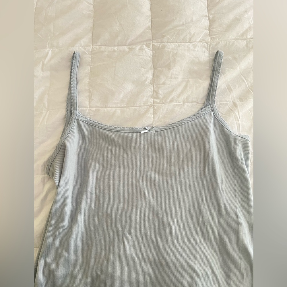 Baby blue Levi’s tank